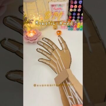 robot hand DIY | Robotic arm out of cardboard