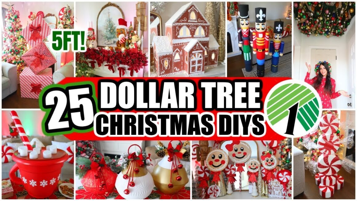 25 *BEST* Dollar Tree Christmas DIYS for 2025 that don’t look cheap!