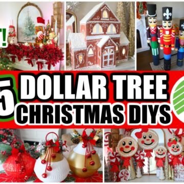 25 *BEST* Dollar Tree Christmas DIYS for 2025 that don’t look cheap!
