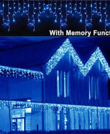 13~130ft Curtain Icicle Lights Wedding Party LED Fairy Christmas Indoor Outdoor