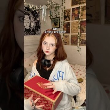 #diy phone projector!