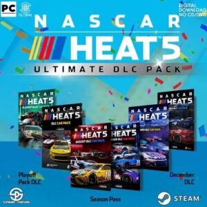 NASCAR Heat 5 - Ultimate DLC Bundle Steam Key PC Region Free (No DISC) (ww)