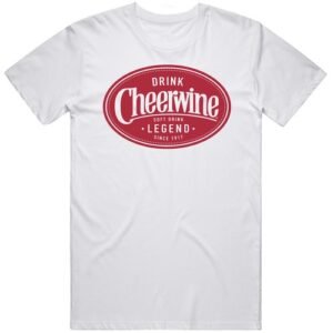 Cheerwine Soda Popular Cherry Flavored North Carolina Soft Drink Unisex Cotton T