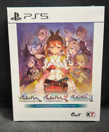 Atelier Ryza Secret Trilogy Deluxe Pack / DX (Playstation 5) (ASIA / ENG) NEW