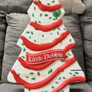 Little Debbie Christmas Tree Cake Blow Mold LED Lighting 22 Inches Tall - NEW