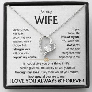 To My Wife Necklace - Perfect Christmas & Anniversary Gift for Her Wife Woman❤️