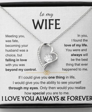 To My Wife Necklace - Perfect Christmas & Anniversary Gift for Her Wife Woman❤️