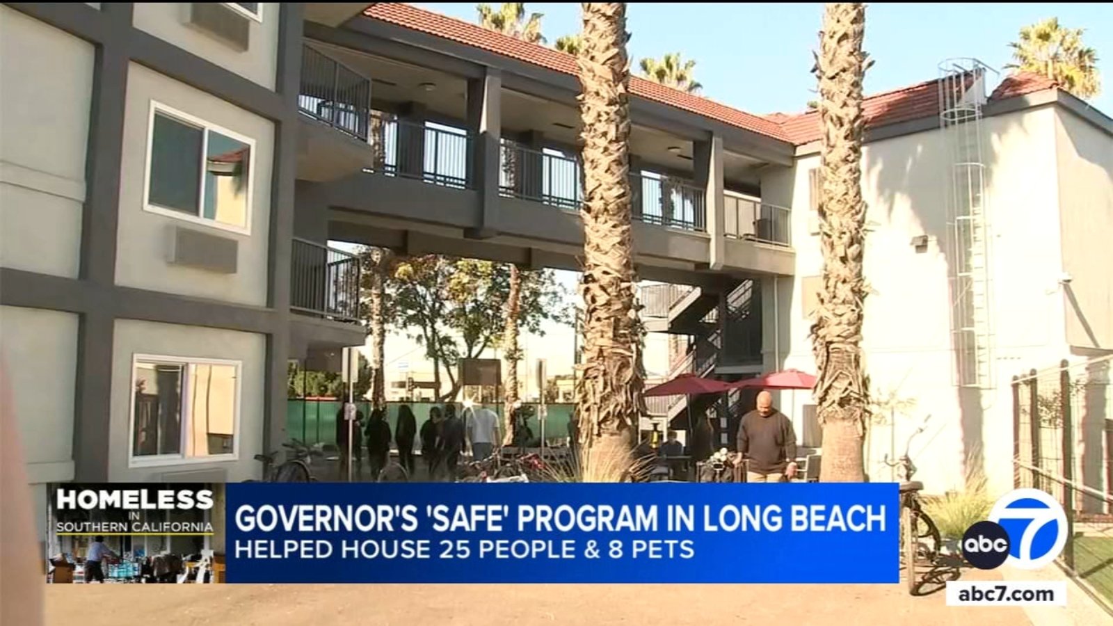 Governor Gavin Newsom’s SAFE task force places 25 people in temporary housing as Long Beach encampment is cleared