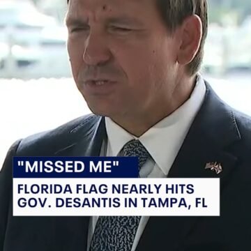 "Missed Me." | Florida Gov. Ron DeSantis was interrupted mid-presser in Tampa when a …