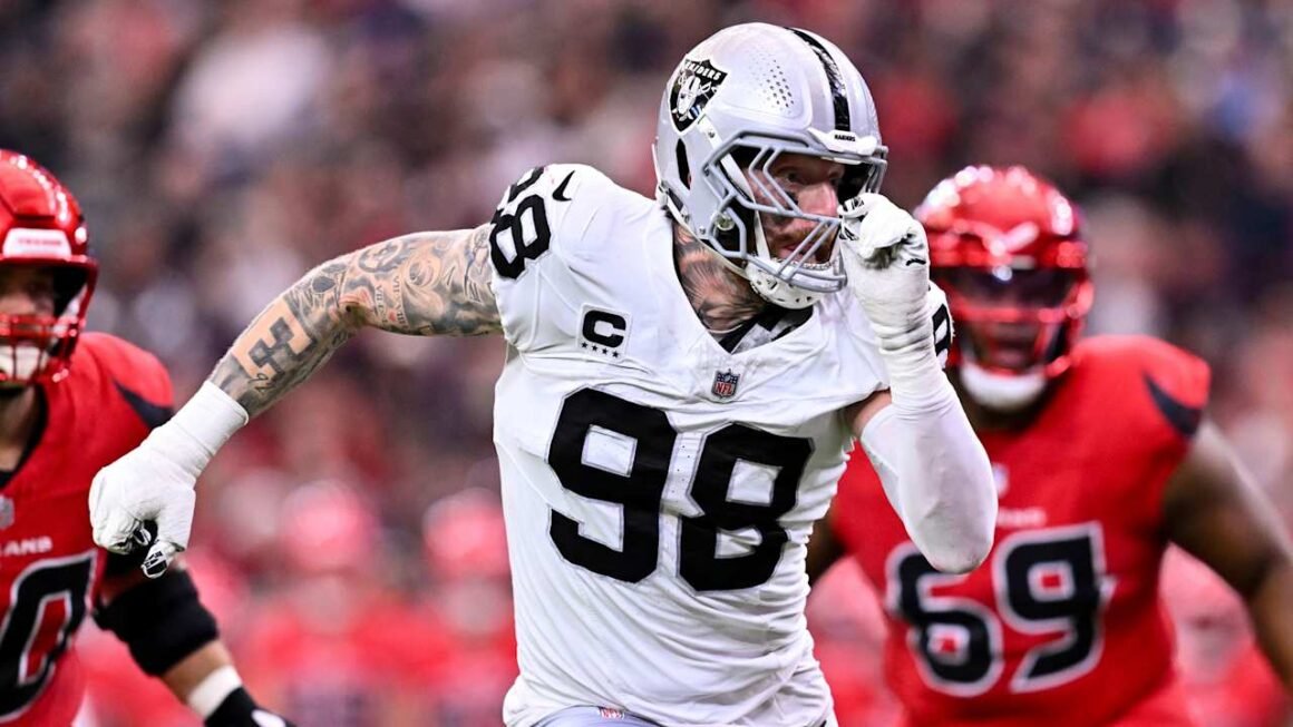 Raiders inform star DE he won’t play in Week 17 game vs. Giants