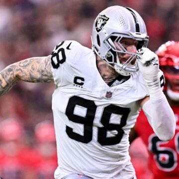 Raiders inform star DE he won’t play in Week 17 game vs. Giants