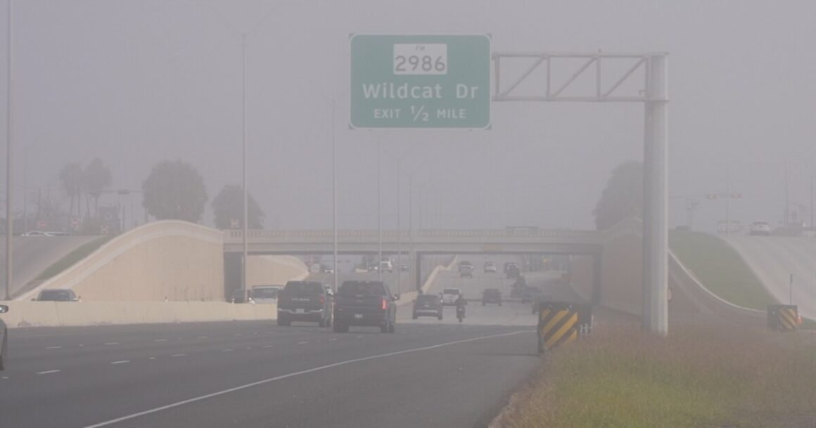 Holiday travel meets heavy fog across the Coastal Bend