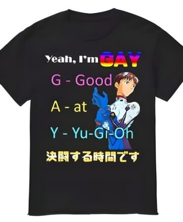 Hot Yeah I'm Gay Good At Yugioh Shirt Gift For Fans Men S-5XL Shirt EE8793