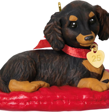 Christmas Ornament 2025, Puppy Love Dachshund 2025, Gifts for Animal Lovers