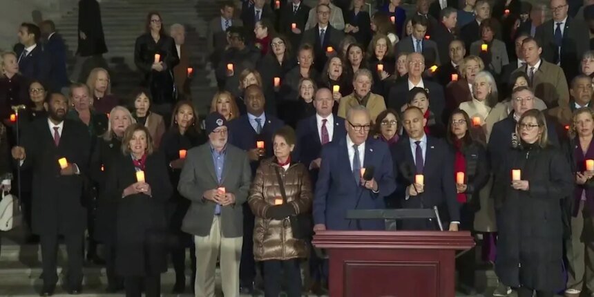 Congressional Democrats sing 'God Bless America' at Jan. 6 candlelight vigil – Fox News