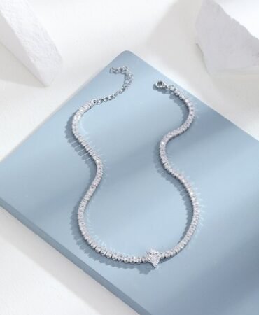 Cubic Zirconia Drop Decor Necklace for Women Jewelry for Women Gift for Her