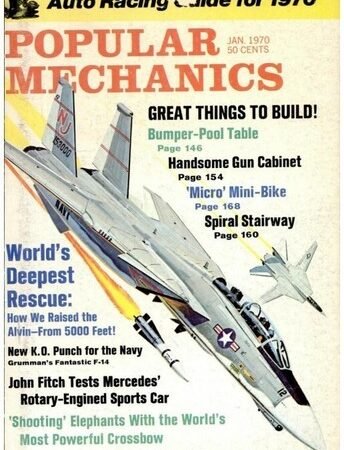 POPULAR MECHANICS 1970S MAGAZINE 120 Classic Issue Collection On USB Thumb Drive