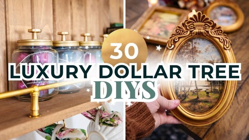 30 DIY Luxury Home Decor Dollar Tree Dupes