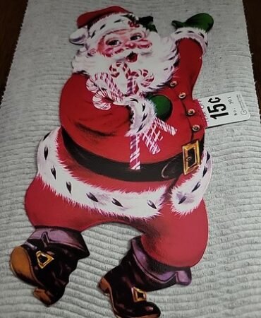 Vintage Carrington Die-Cut Christmas Decoration