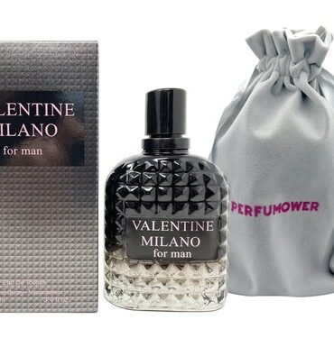 Perfume for Men Valentine Milano Toilette 3.4 Fl.oz EDT Best Gift with Pouch