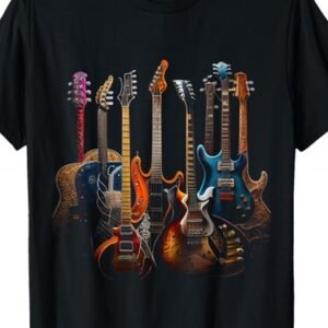Guitars Guitarists Gift T-Shirt