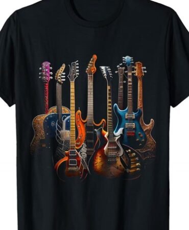 Guitars Guitarists Gift T-Shirt