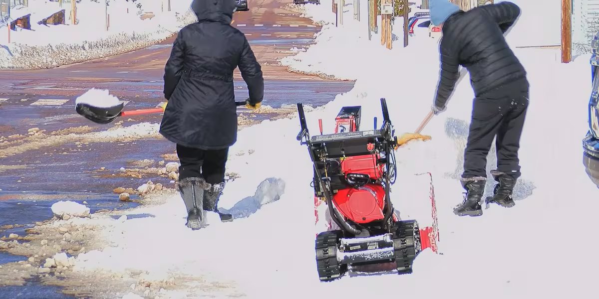 Snow shoveling this season may increase your risk of a heart attack
