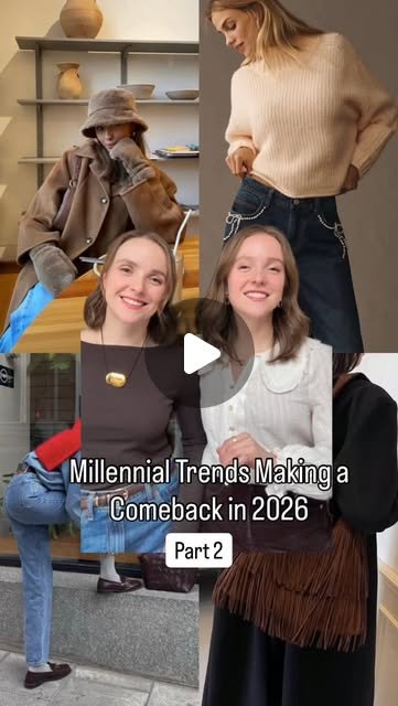 Millennial trends making a comeback in 2026 part 2! (Type TREND to shop these styles) We …