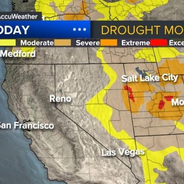 Incredible news! For the first time in 25 years, not a single square mile of California is dry on …