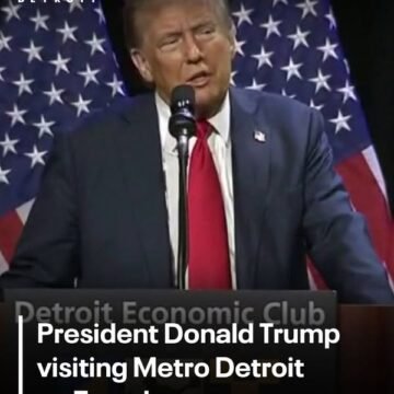 President Donald Trump is scheduled to speak to the Detroit Economic Club and visit Ford's …