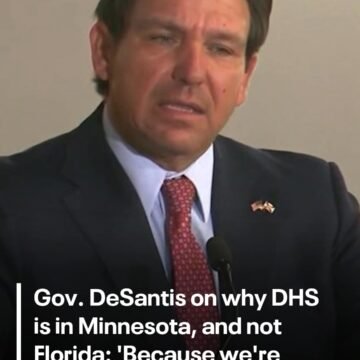 Florida Gov. Ron DeSantis commented on the recent federal action on immigration in … – Facebook
