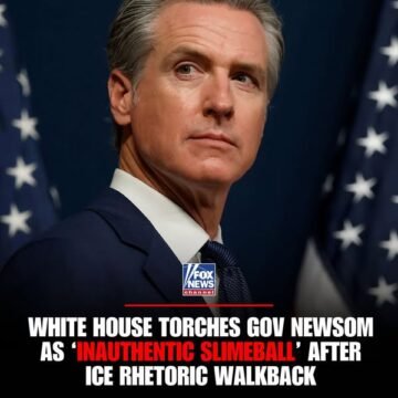 Fox News – ‘SLIME’ TIME: The White House calls Gov. Gavin…