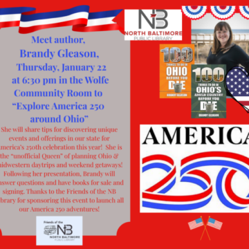 Ohio travel author to visit North Baltimore Public Library – BG Independent News