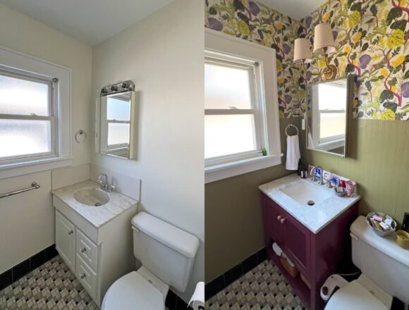 How I Added Historic Charm Back into my Bathroom for Under $50