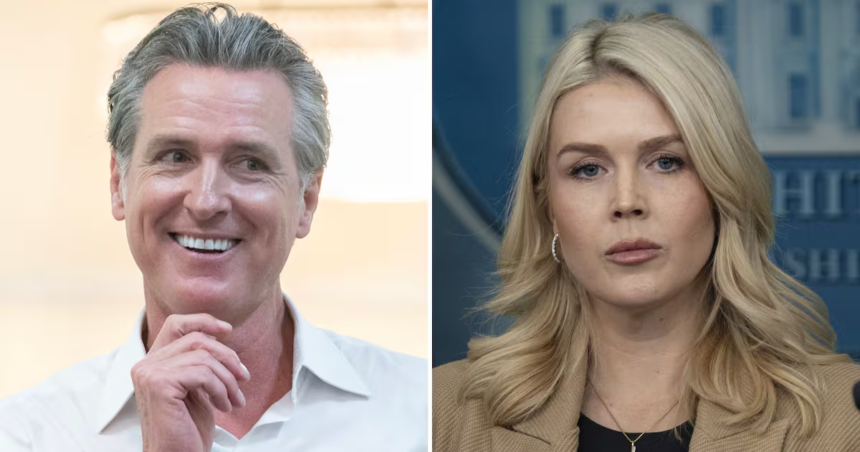 TPFVS4SOQRGADL7CQVSFA452J4.png Gavin Newsom Compares Karoline Leavitt to Ultimate MAGA Trigger Topic