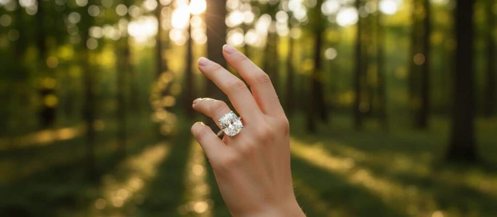 How Lab-Grown Engagement Rings are Revolutionising Green Fashion Trends