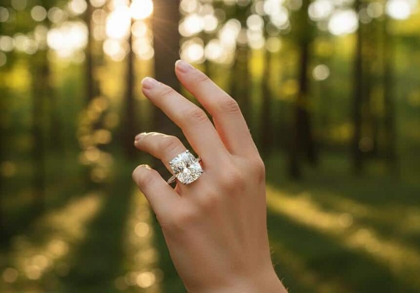 How Lab-Grown Engagement Rings are Revolutionising Green Fashion Trends