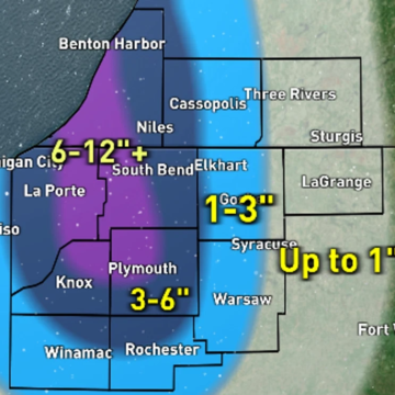 Heavy lake effect snow, gusty winds cause treacherous travel Wednesday