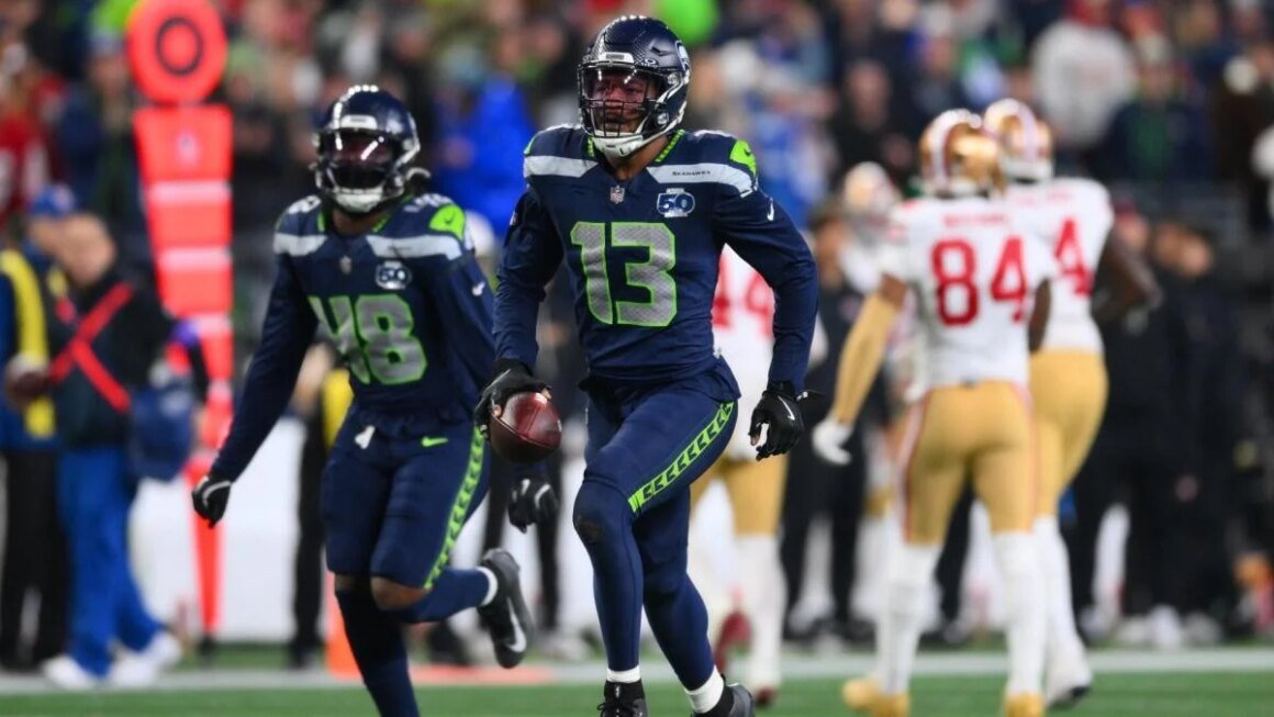 ernest-jones-seattle-seahawks-imagn-images.jpg 2026 NFL conference championship game picks, AI-generated score predictions, bets