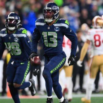 ernest-jones-seattle-seahawks-imagn-images.jpg 2026 NFL conference championship game picks, AI-generated score predictions, bets