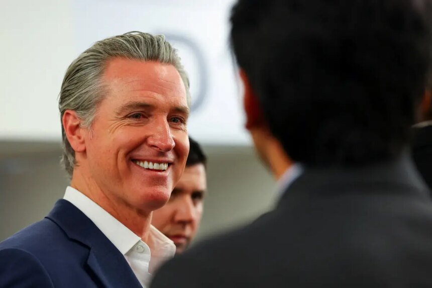 How Gavin Newsom’s troll act bombed at the elitist Davos conference