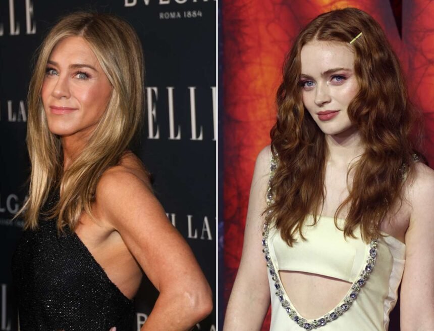 Sadie Sink and Jennifer Aniston Both Wore Straight-Leg Jeans
