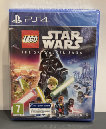 Brand New Lego Star Wars The Skywalker Saga PS4 Sealed PlayStation 4,Region Free