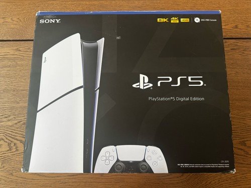 Sony PlayStation 5 Slim Console Digital Edition (White)