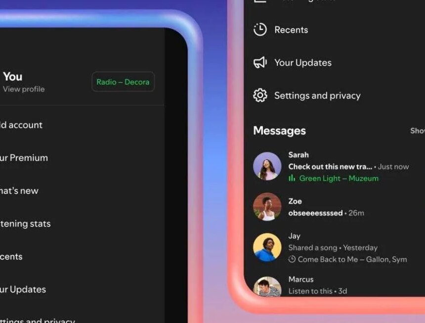 Spotify Introduces New Messages Features for Users