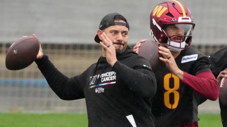 Commanders promote David Blough to OC after just two years of coaching experience