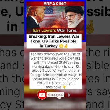 Big Update: Iran-US Talks in Turkey? Tension Easing? 🤯 #uspolitics #breakingnews