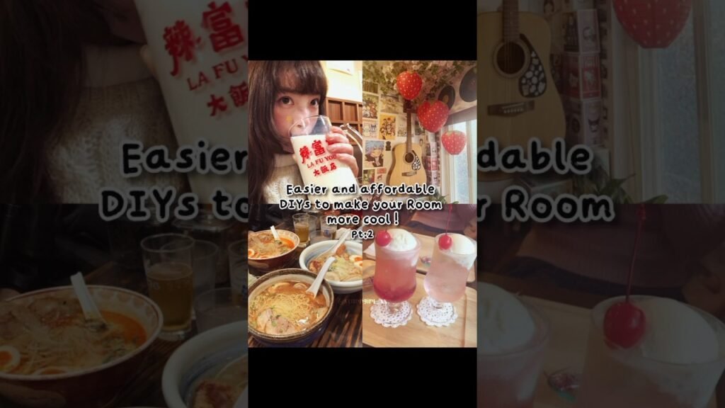 easy and affordable #diy to make your #room more cool !! 🍓🍀