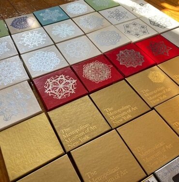 Vintage 1971-2024 MMA Sterling Silver Snowflake Christmas Ornament w/ Box Star