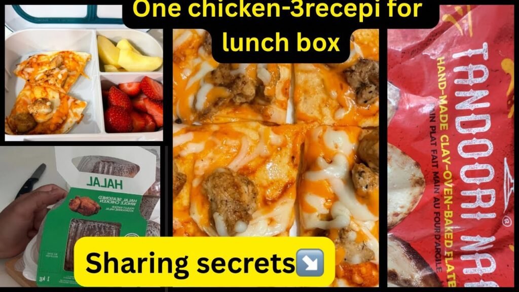 3 Easy Lunch Box Ideas with Chicken | Quick Meal |SHARING SECRET FOR Chicken n tandoori Naan|rock c